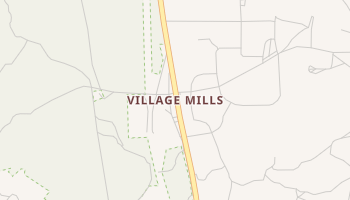 Village Mills, Texas map