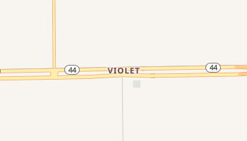 Violet, Texas map