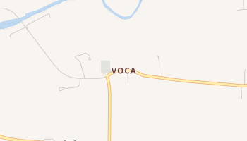 Voca, Texas map