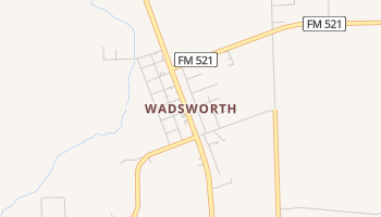 Wadsworth, Texas map