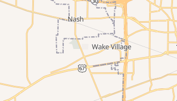 Wake Village, Texas map