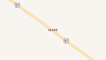 Ware, Texas map