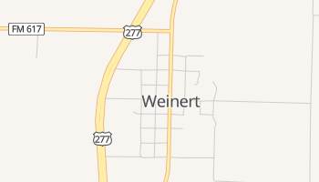 Weinert, Texas map