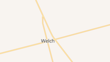 Welch, Texas map