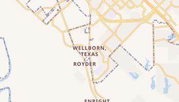 Wellborn, Texas map