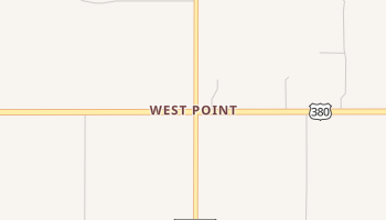 West Point, Texas map