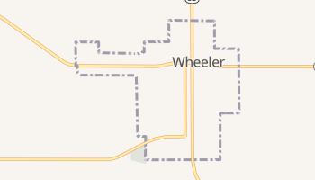 Wheeler, Texas map