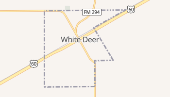 White Deer, Texas map