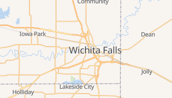 Wichita Falls, Texas map