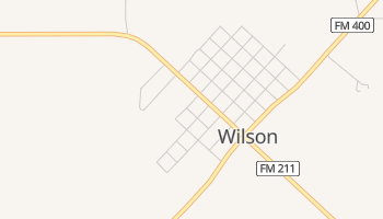 Wilson, Texas map