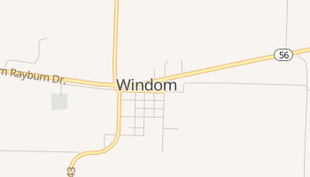 Windom, Texas map