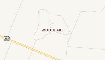 Woodlake, Texas map