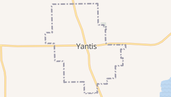 Yantis, Texas map