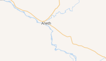 Aneth, Utah map