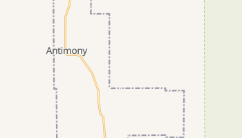 Antimony, Utah map