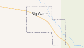 Big Water, Utah map