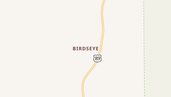 Birdseye, Utah map