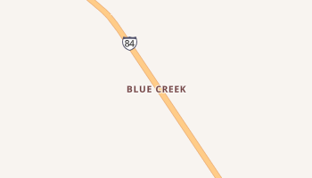 Blue Creek, Utah map