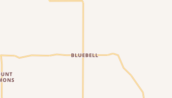 Bluebell, Utah map