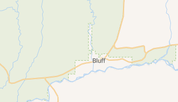 Bluff, Utah map