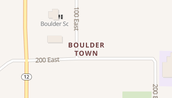 Boulder Town, Utah map