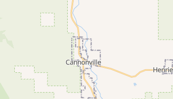 Cannonville, Utah map