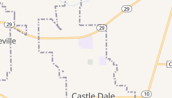 Castle Dale, Utah map