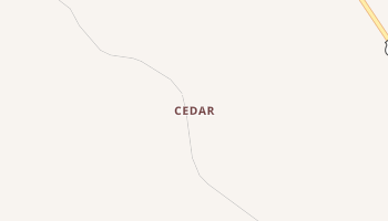 Cedar, Utah map