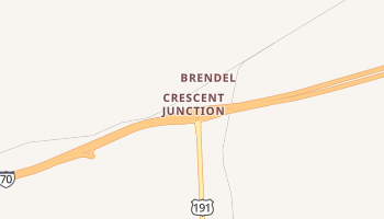 Crescent Junction, Utah map
