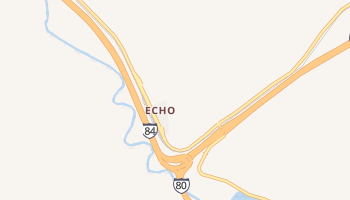 Echo, Utah map