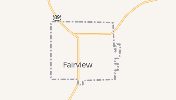 Fairview, Utah map