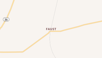 Faust, Utah map
