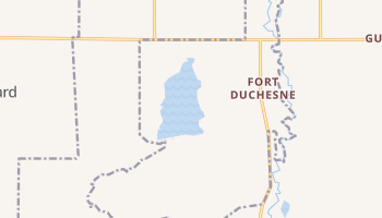 Fort Duchesne, Utah map