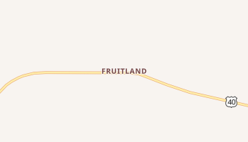 Fruitland, Utah map
