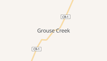 Grouse Creek, Utah map