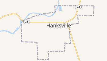Hanksville, Utah map