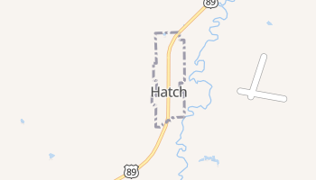 Hatch, Utah map