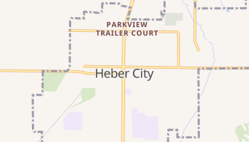 Heber City, Utah map
