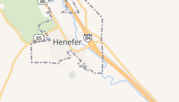 Henefer, Utah map