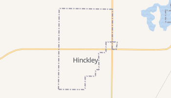 Hinckley, Utah map