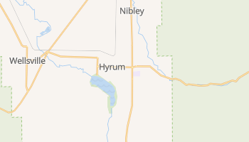 Hyrum, Utah map