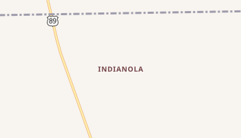 Indianola, Utah map