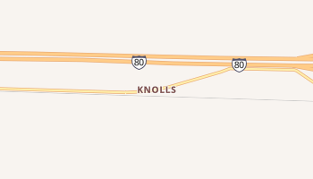 Knolls, Utah map