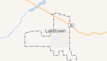 Laketown, Utah map