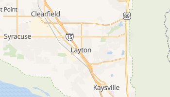 Layton, Utah map