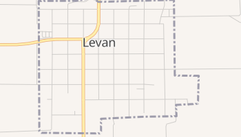 Levan, Utah map