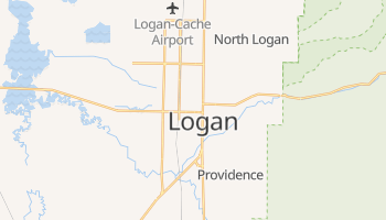 Logan, Utah map