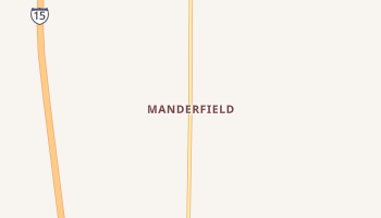 Manderfield, Utah map