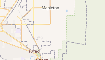 Mapleton, Utah map