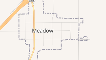 Meadow, Utah map